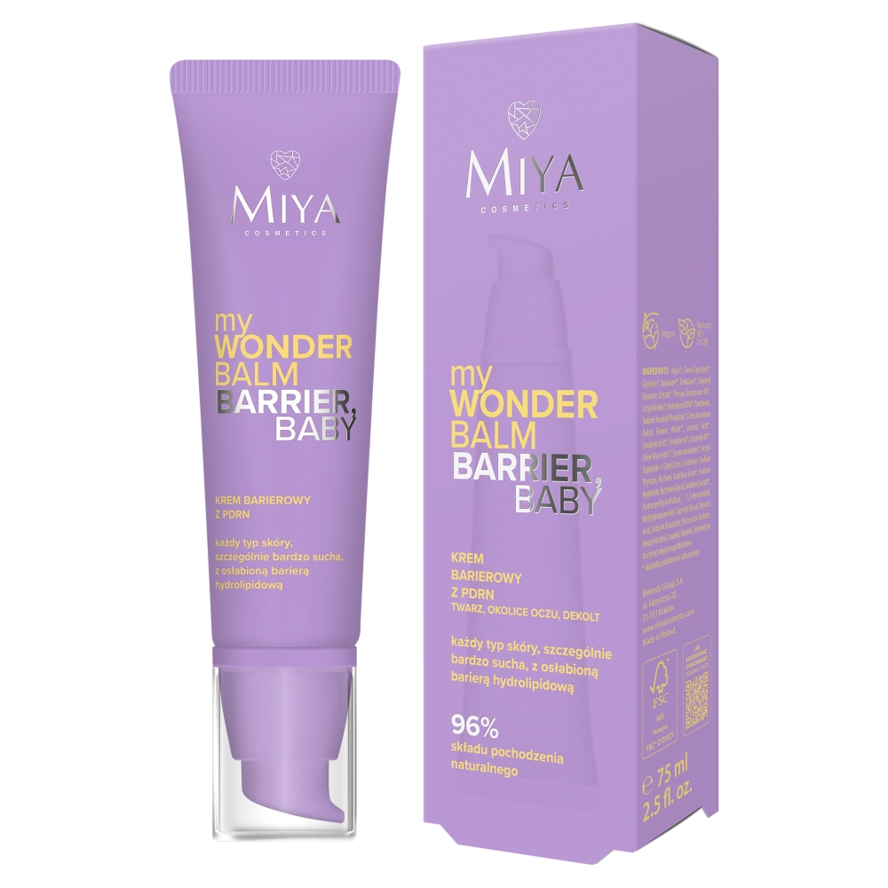 Miya myWONDERBALM Barrier, Baby Krem barierowy z PDRN, 75 ml