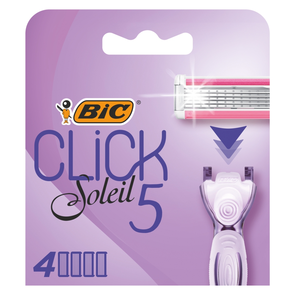 Bic Soleil Click Blister Ostrza do maszynki do golenia 4 szt.