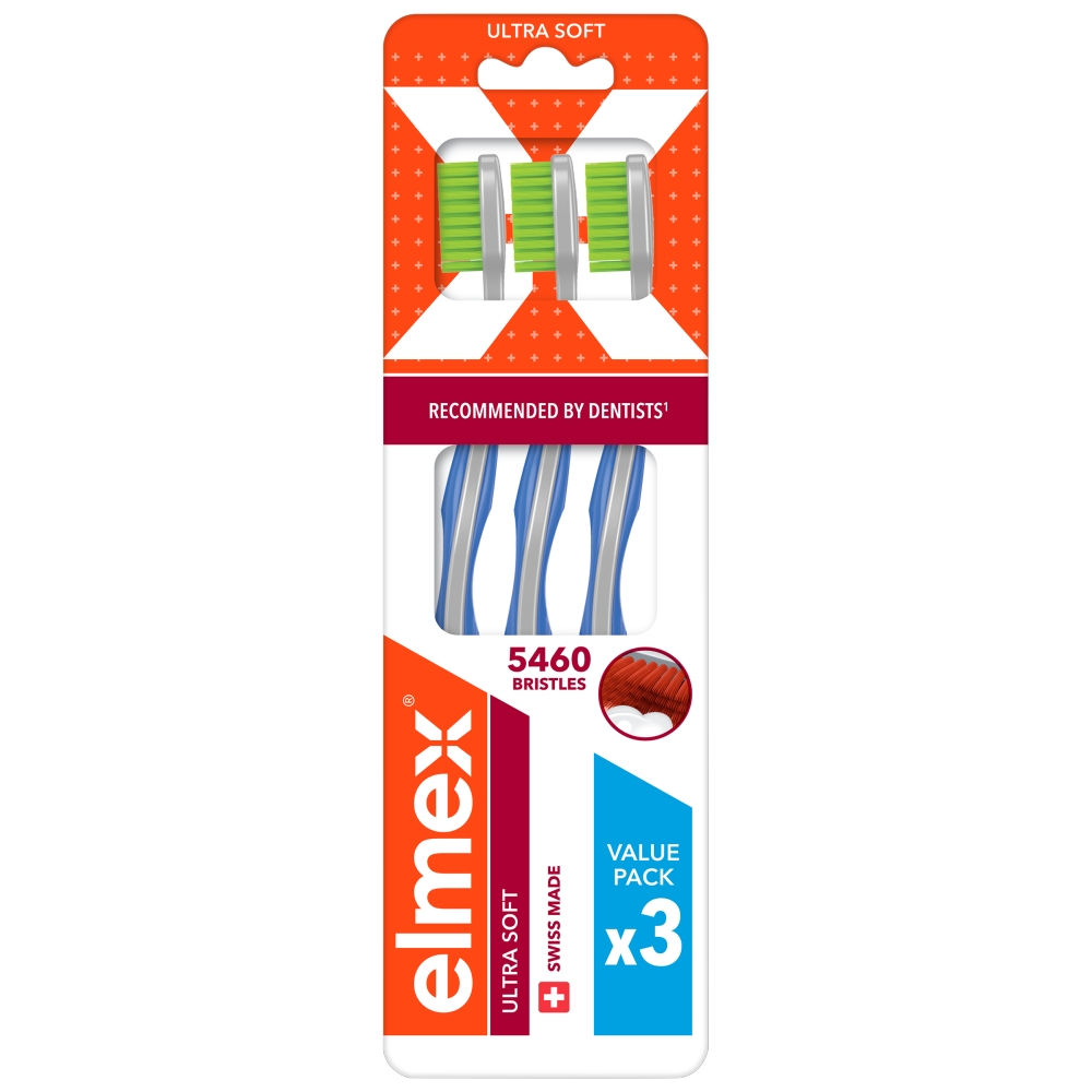 Elmex Szczoteczka do zębów Ultra Soft Trio