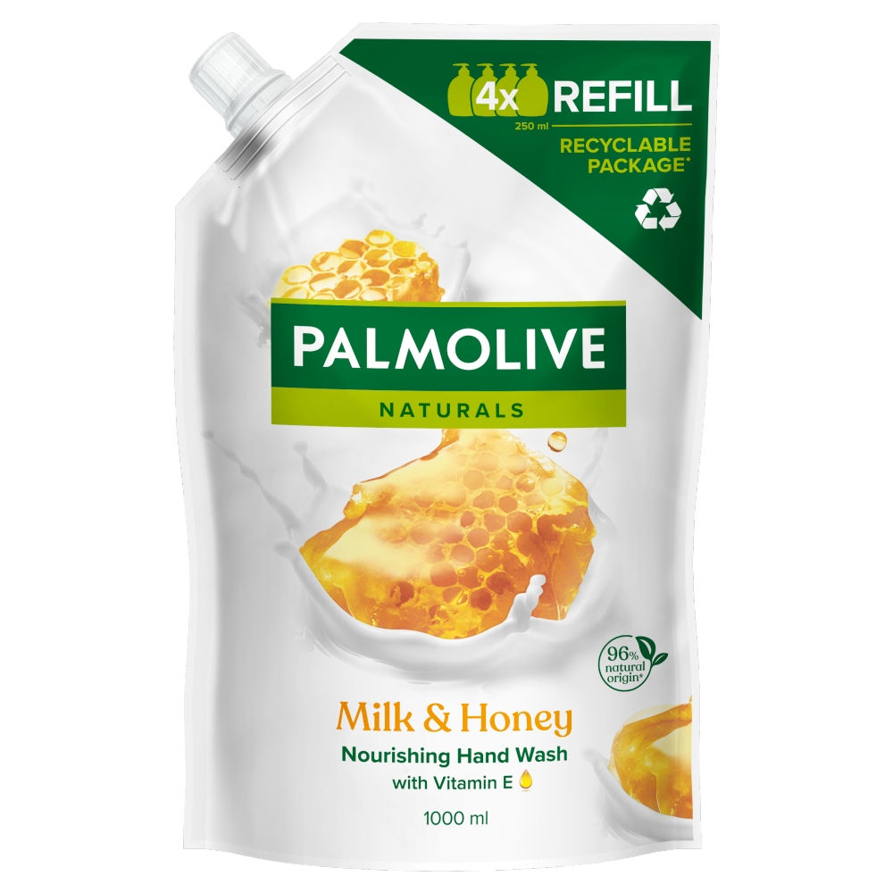 Palmolive Naturals Milk & Honey Mydło w płynie do mycia rąk 