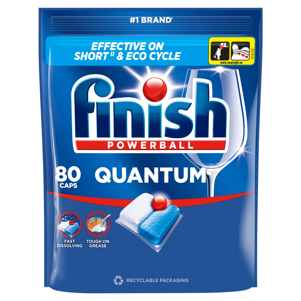 Finish Kapsułki do zmywarki Quantum 80 szt.