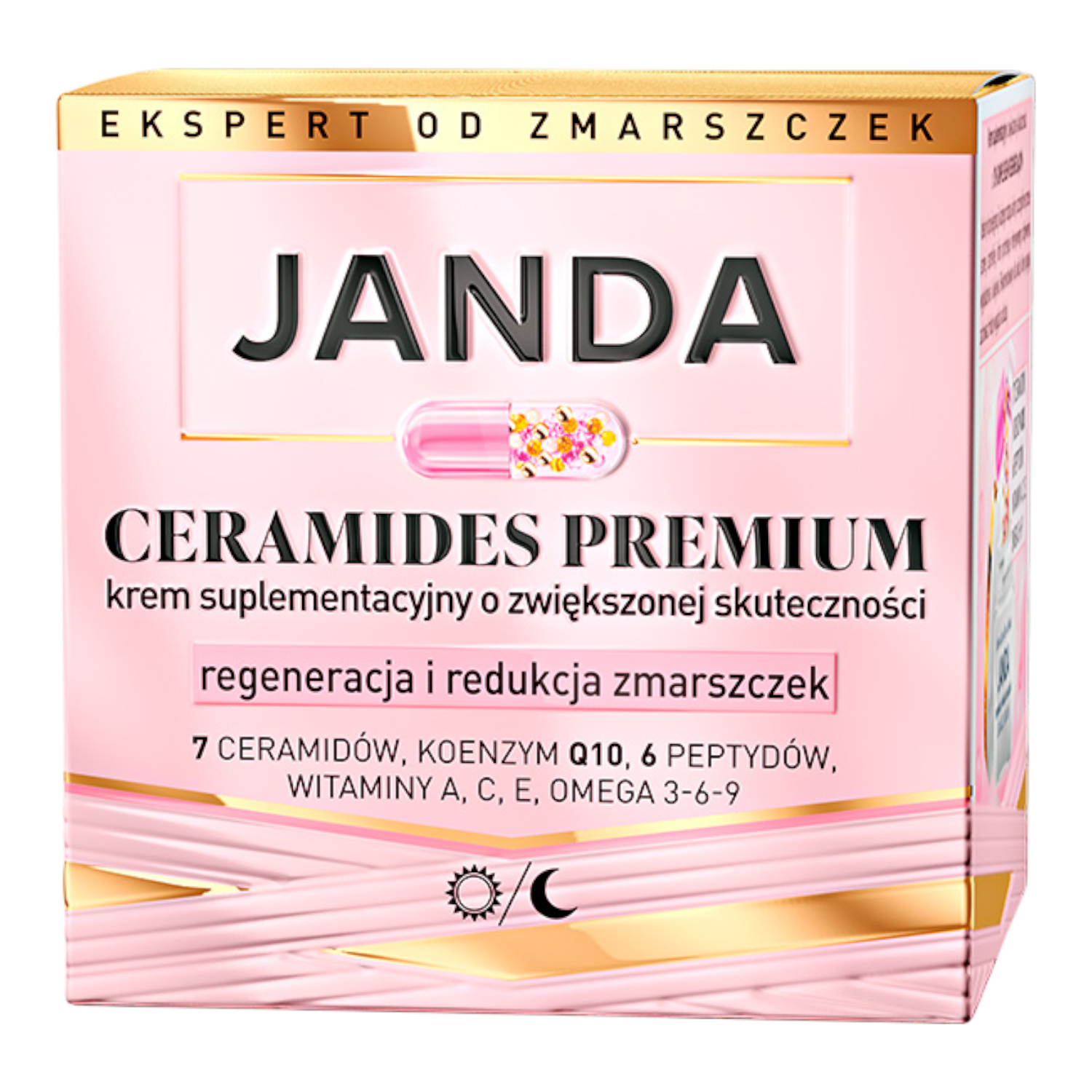 Janda Ceramides Premium Krem suplementacyjny o zwiększonej skuteczności Regeneracja i redukcja zmarszczek
