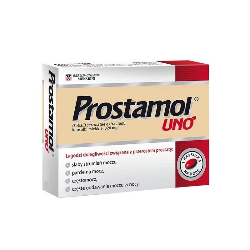 Prostamol Uno 320 mg, 60 Kapsułek miękkich