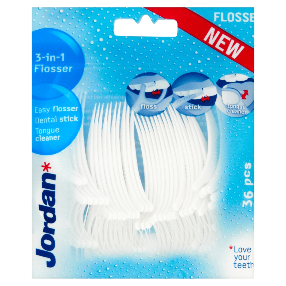 Jordan Nić Wykałaczka i Czyścik Flosser 3W1