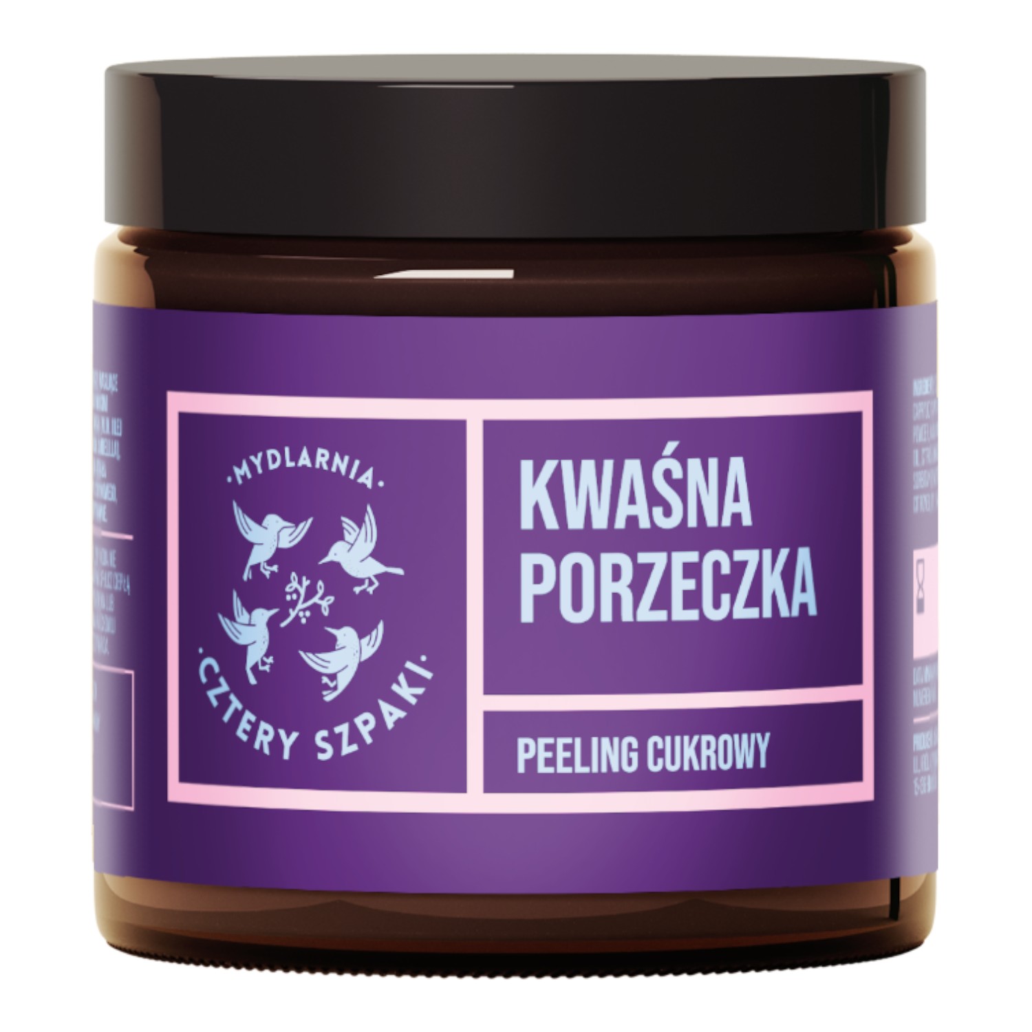  Mydlarnia Cztery Szpaki Peeling cukrowy Kwaśna Porzeczka