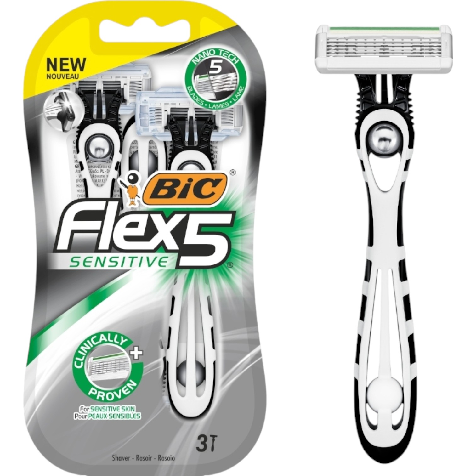 BIC Maszynka do golenia, Flex 5 Sensitive