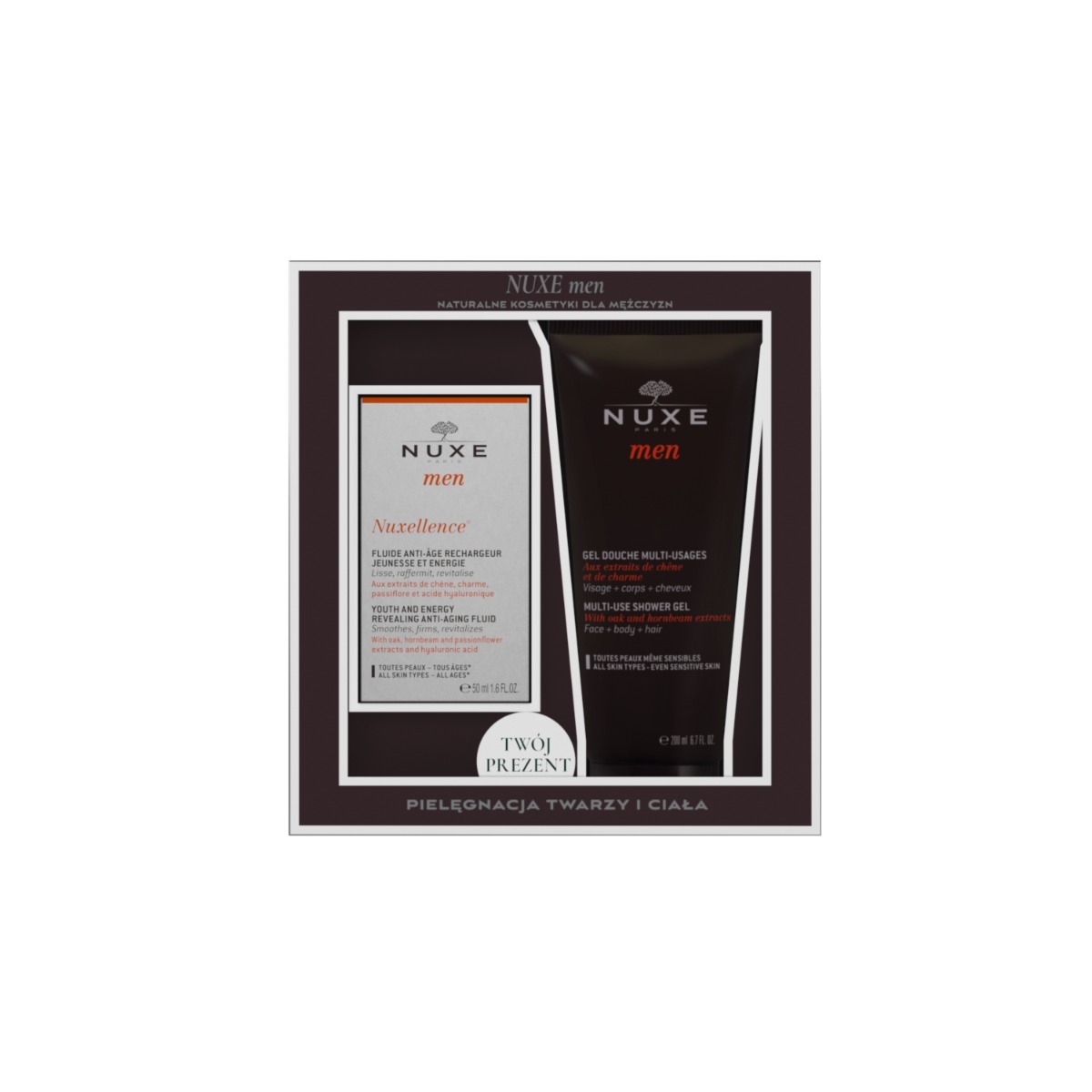 Nuxe Men Set (Nuxellence Crema + Gel Doccia)