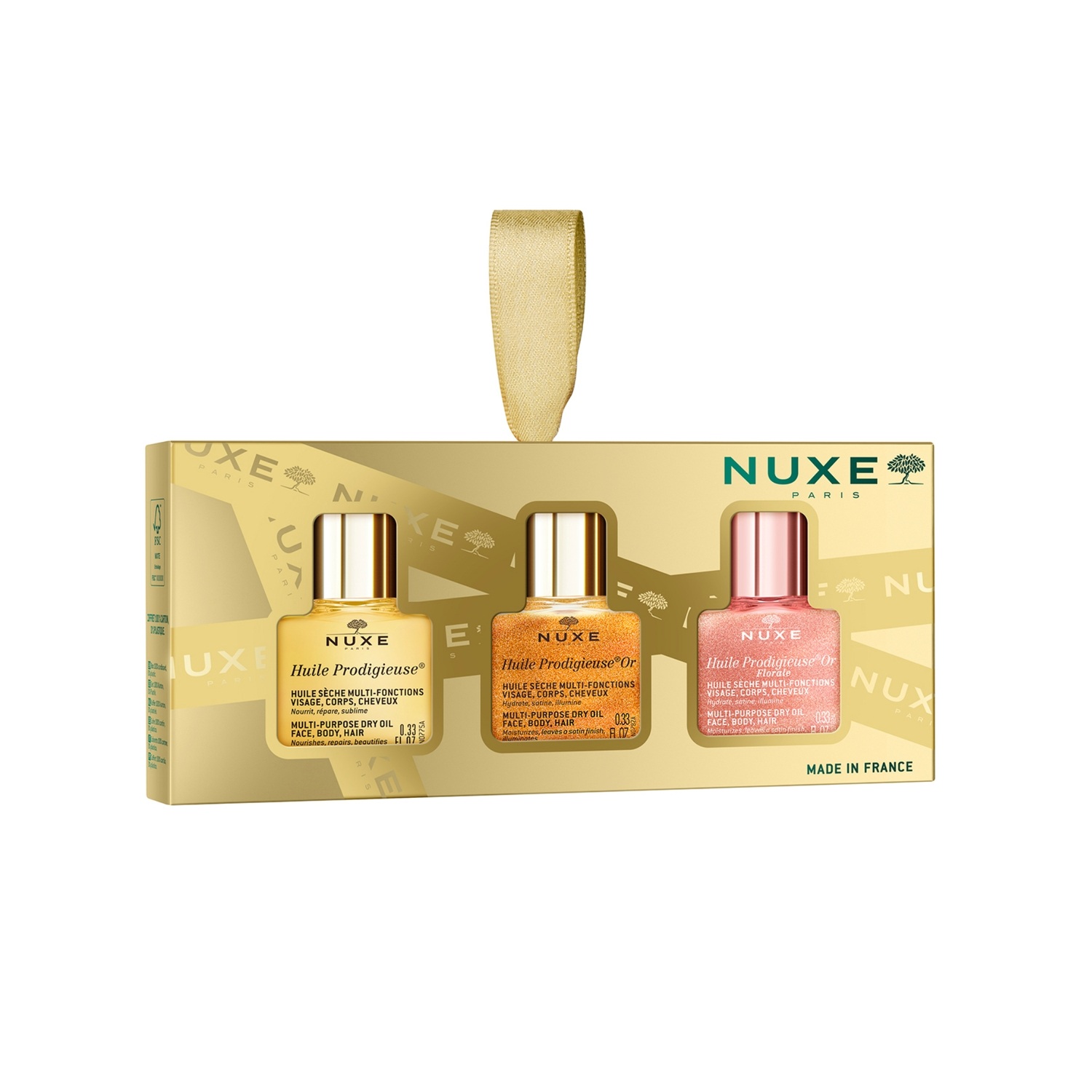Nuxe zestaw Mini olejki: HP 10ml + HP Or 10ml + HP Or Florale 10ml