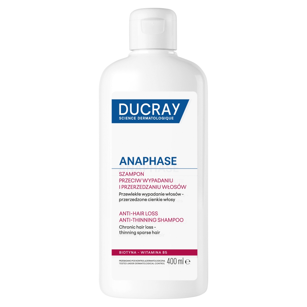 Ducray Anaphase Szampon uzupełnienie kuracji przeciw wypadaniu włosów, 400 ml