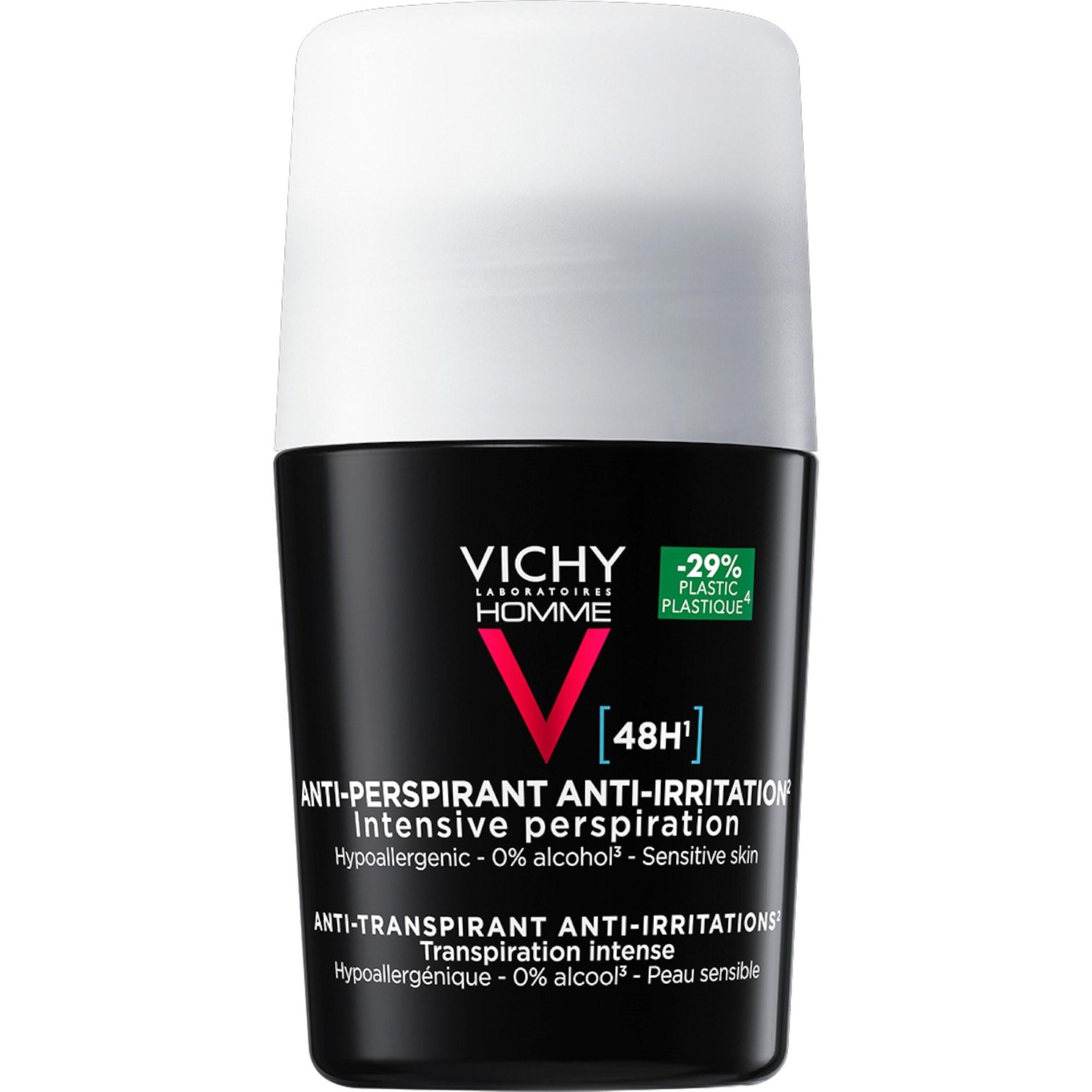 Vichy Homme Anti-Transpirant 48H Antyperspirant dla mężczyzn Extra Sensitiv