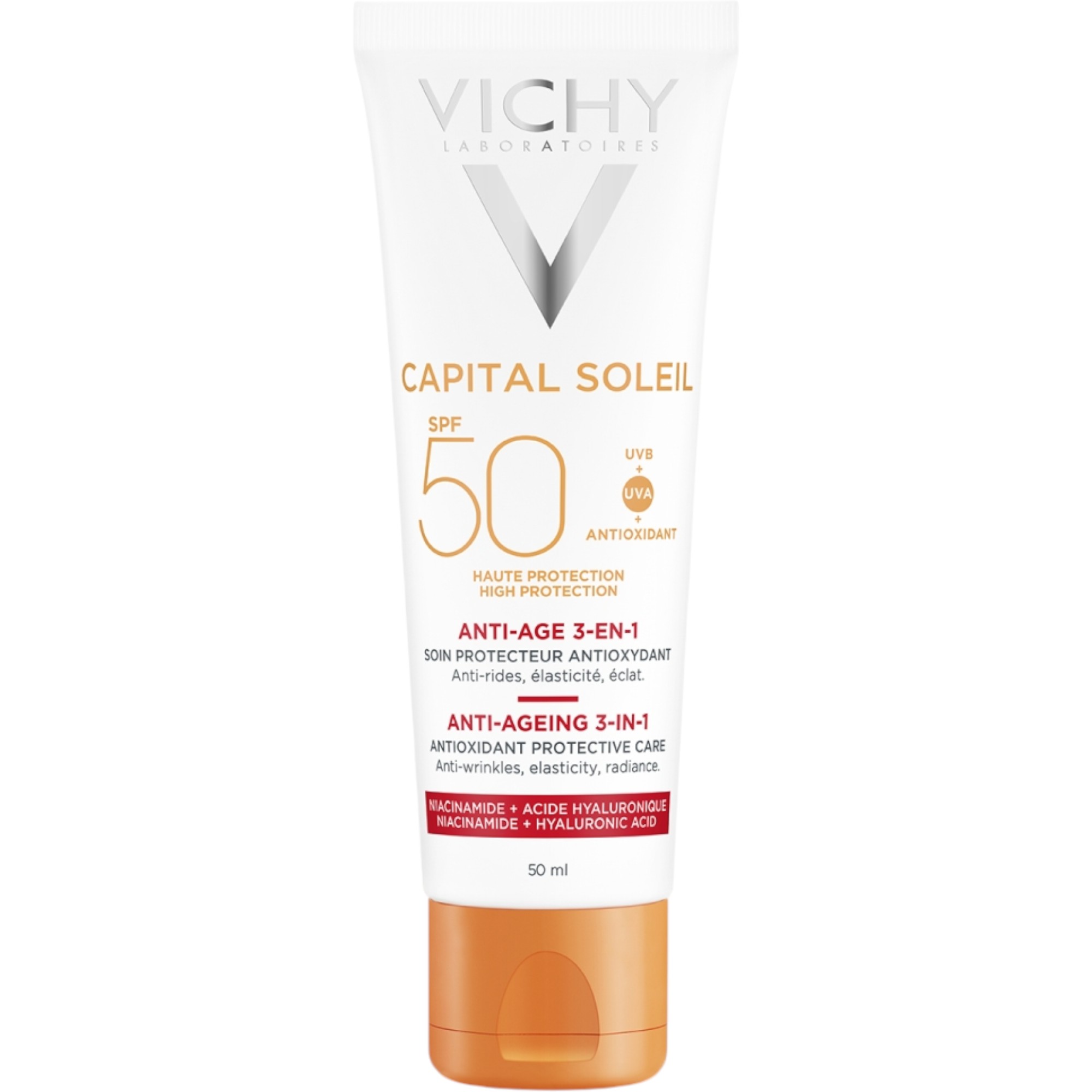 Vichy Capital Soleil Przeciwstarzeniowy krem do twarzy SPF50