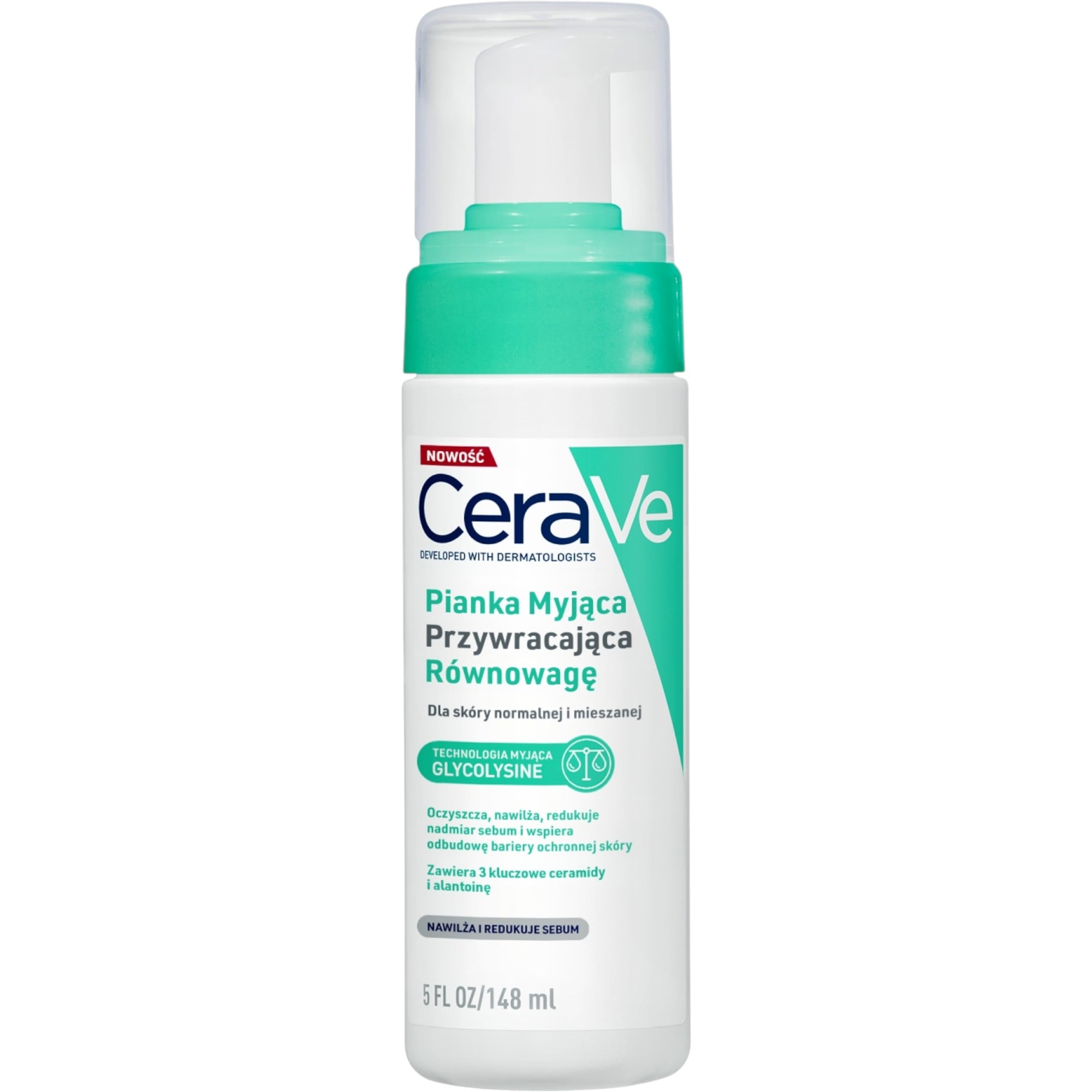 Cerave Pianka myjąca przywracająca równowagę skórze 