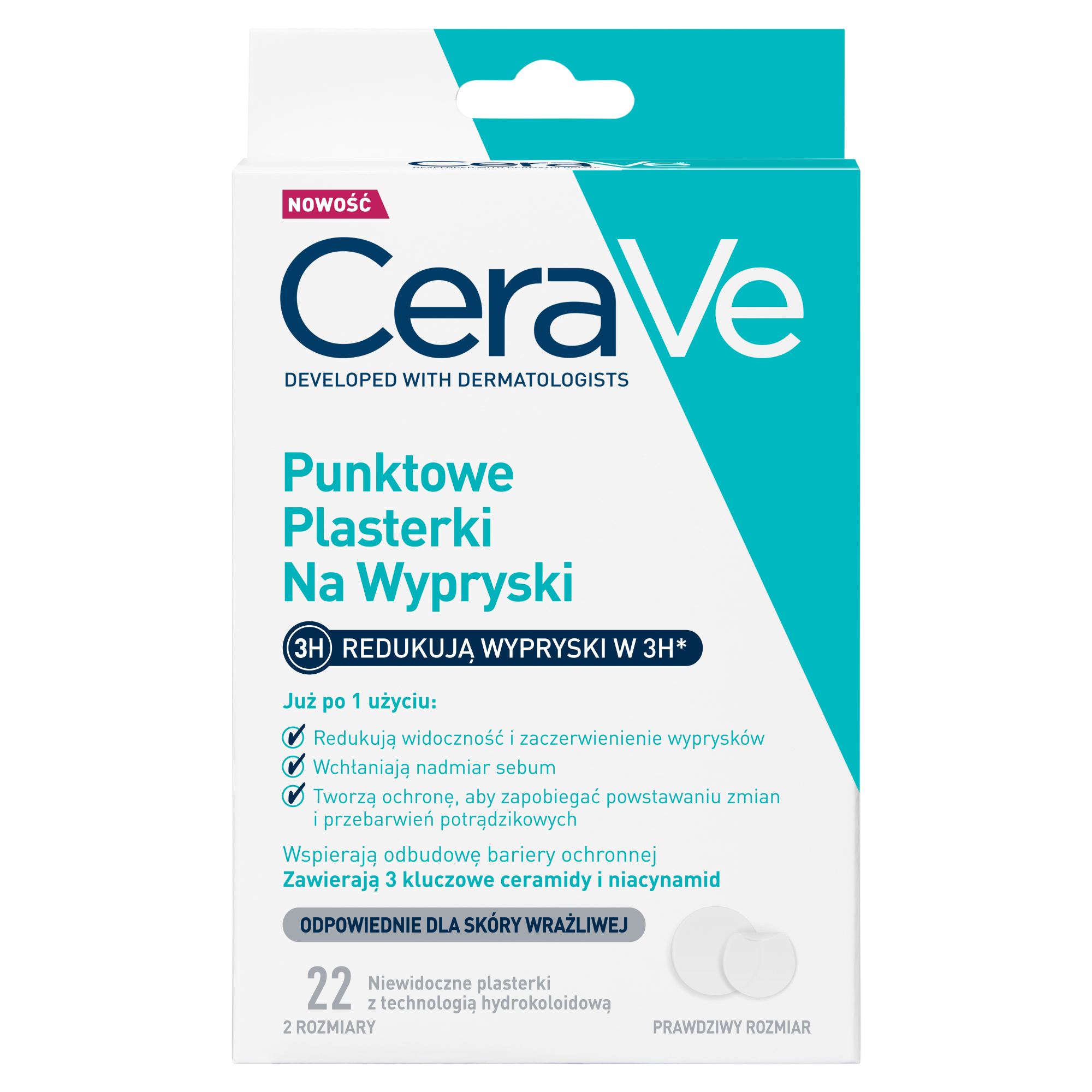 Cerave Punktowe plasterki na wypryski
