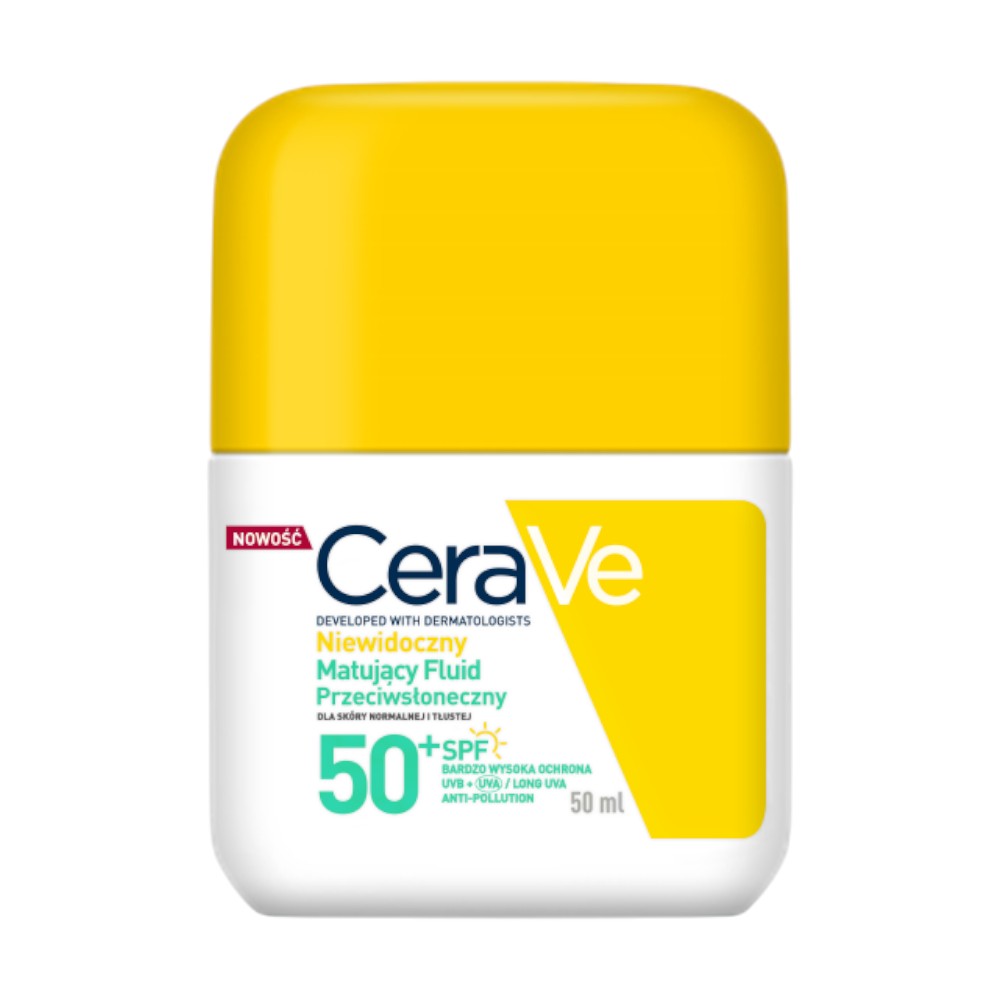 CeraVe Matujący fluid przeciwsłoneczny do mieszanej i tłustej skóry SPF 50+