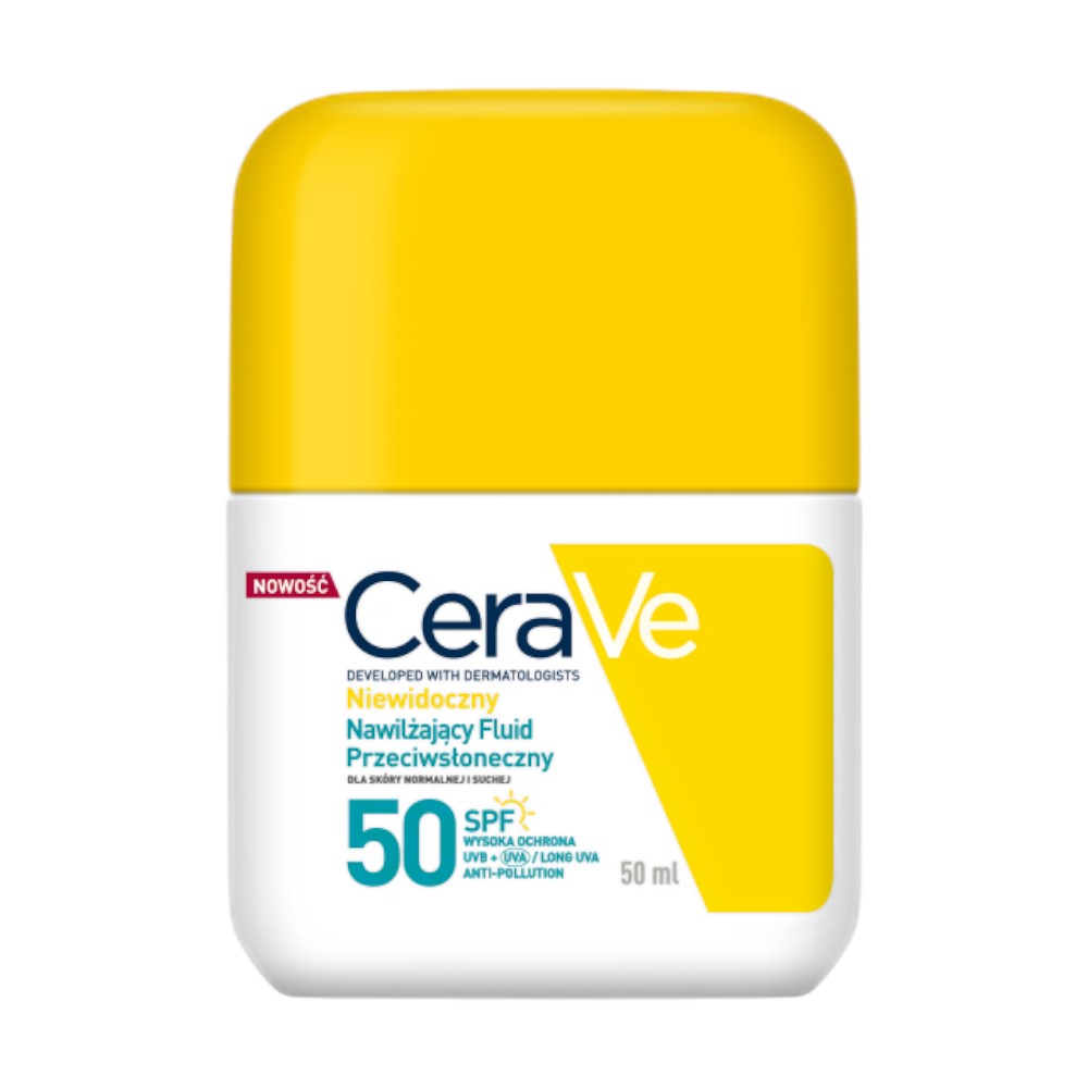 CeraVe Nawilżający fluid przeciwsłoneczny do normalnej i suchej skóry SPF 50