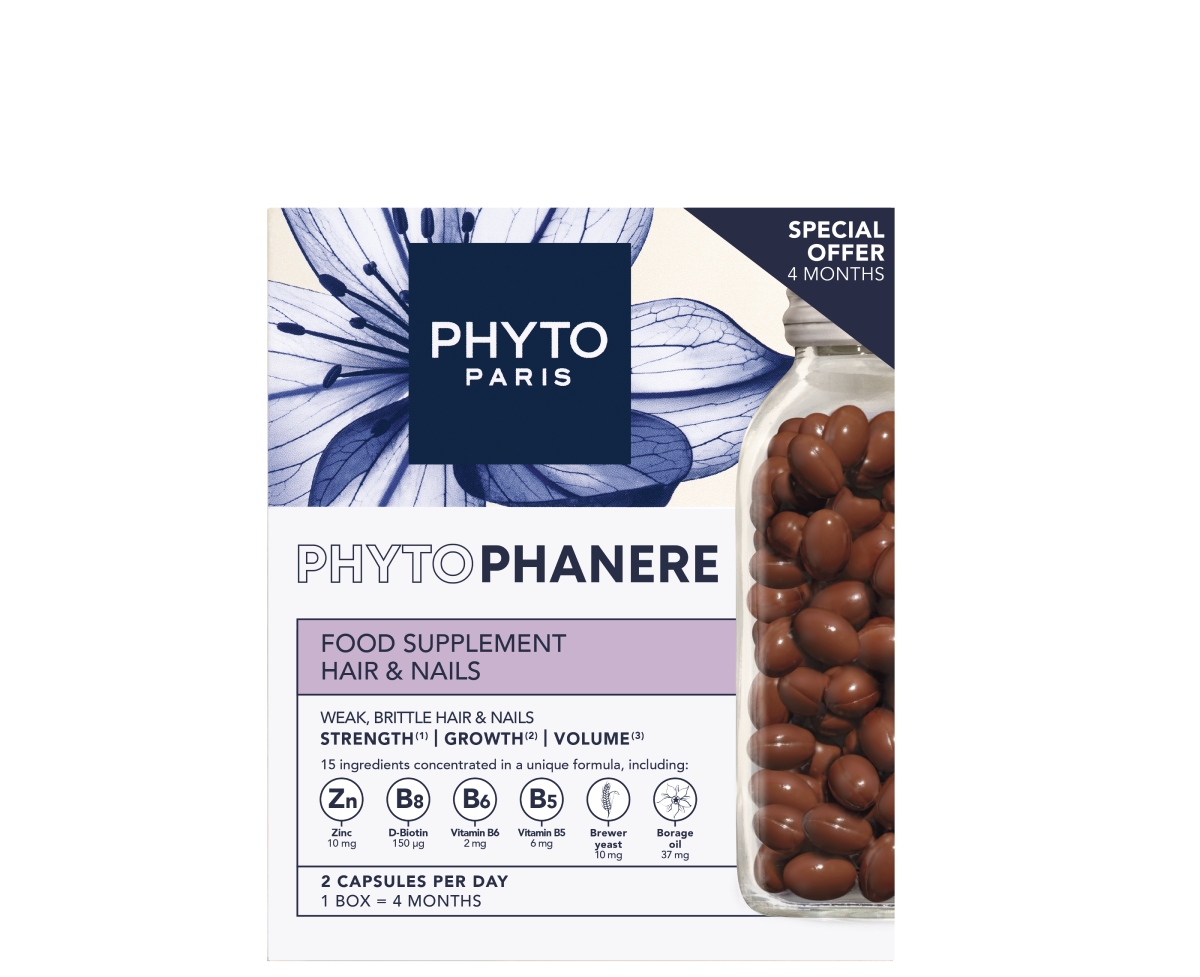 Phyto Phytophanere Duo, Suplement diety wzmacniający włosy i paznokcie, Kapsułki