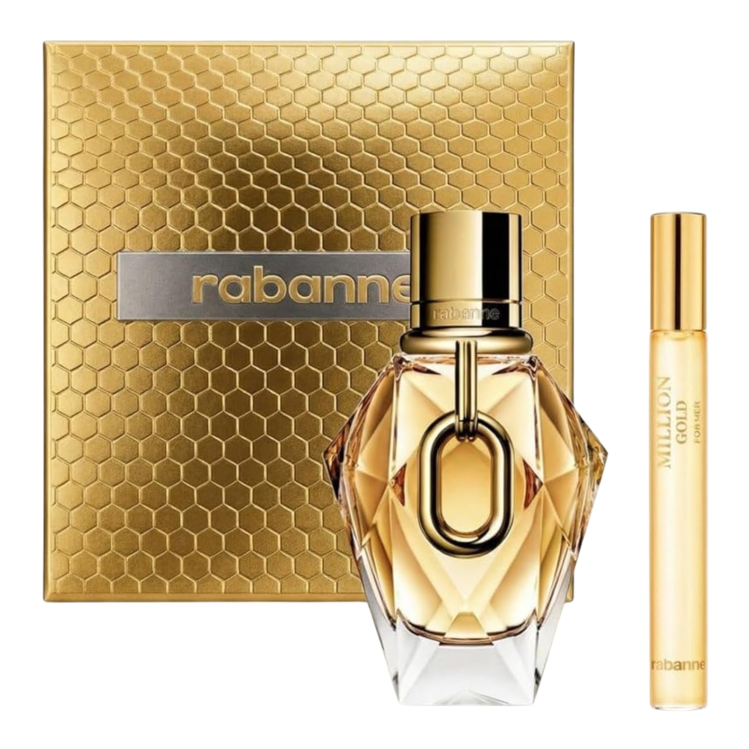 Rabanne Million Gold Zestaw dla kobiet: Woda perfumowana 90 ml + woda perfumowana 20 ml