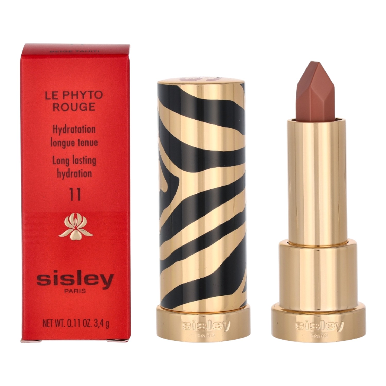 Sisley Le Phyto Rouge Rossetto Idratante a Lunga Durata, 11 Beige Tahiti
