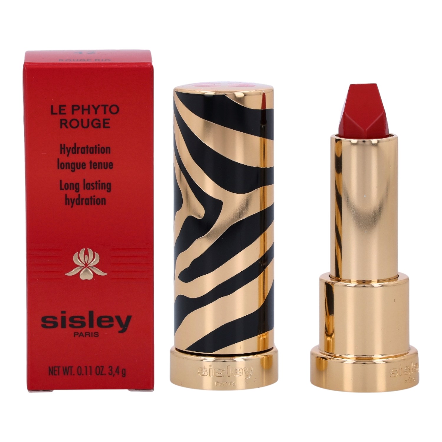 Sisley Le Phyto Rouge Rossetto Idratazione a Lunga Durata, 42 Rouge Rio