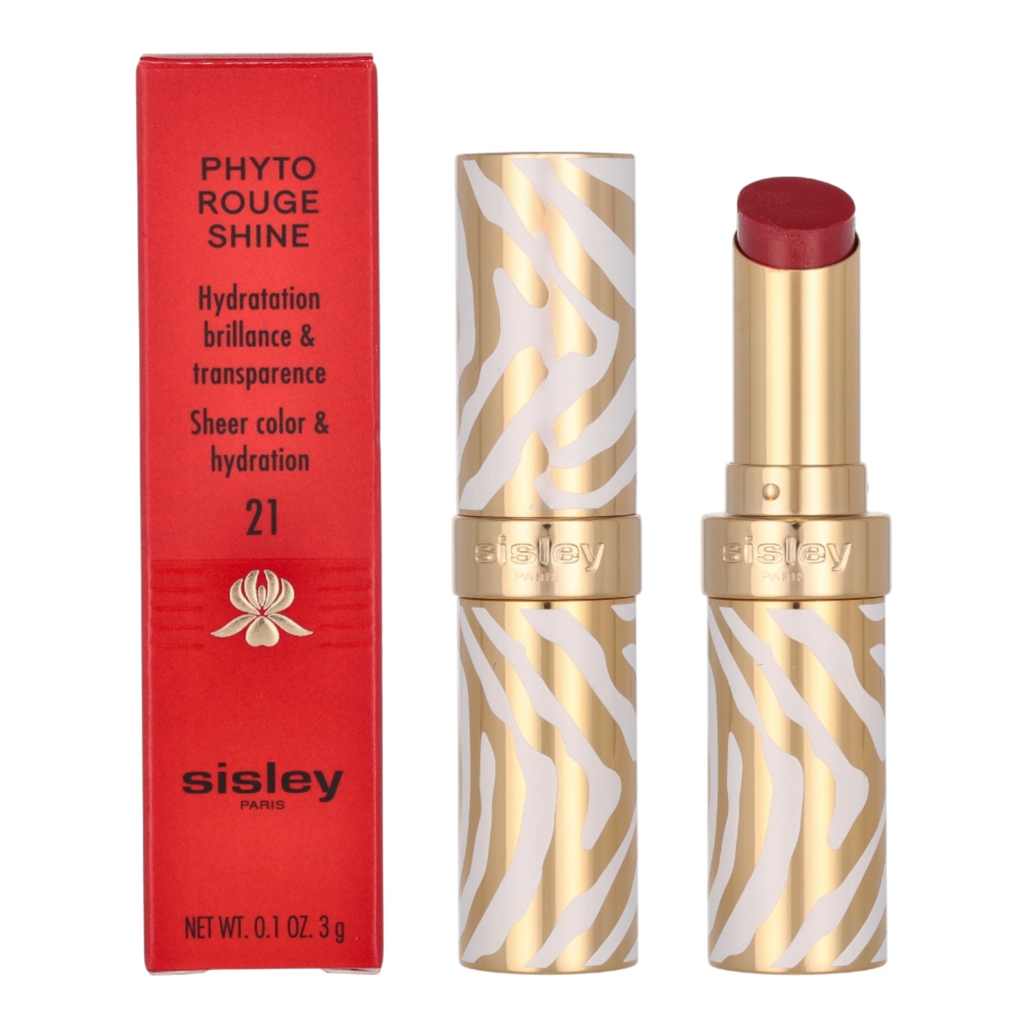 Sisley Le Phyto Rouge Rossetto Idratazione Lunga Durata 21 Sheer Rosewood