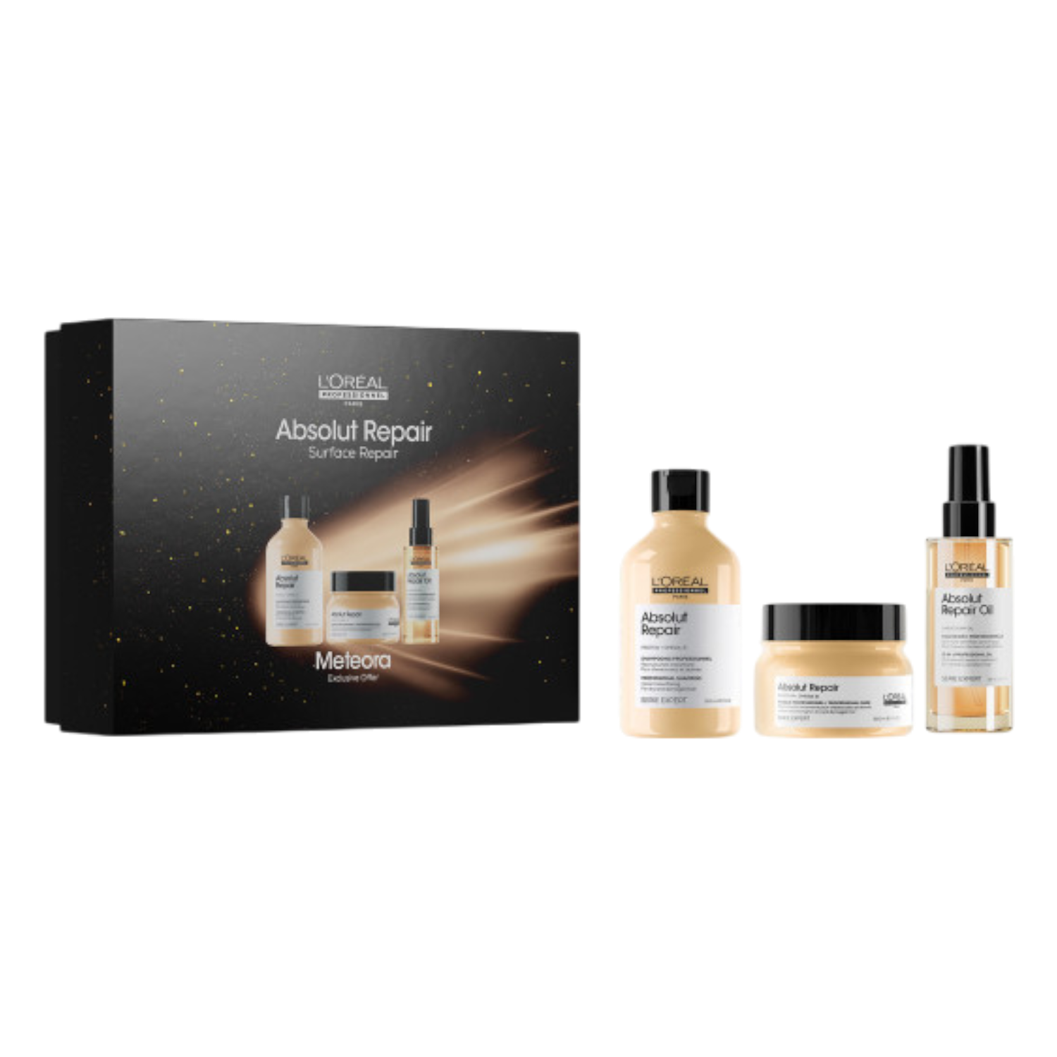 Loreal Professionnel Zestaw prezentowy do włosów suchych i zniszczonych: Szampon + maska + olejek 