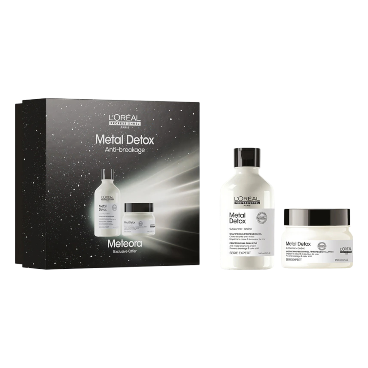 Loreal Professionnel Zestaw prezentowy do włosów farbowanych i zniszczonych: Szampon + maska 