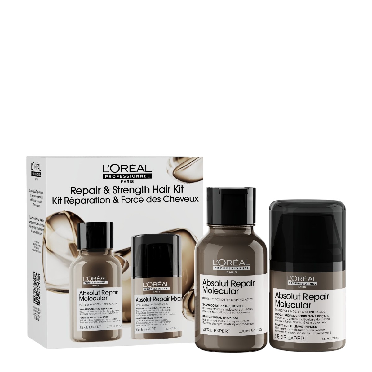 L'Oréal Professionnel Absolut Repair Molecular Mini Duo Zestaw: szampon 100 ml + krem 50 ml