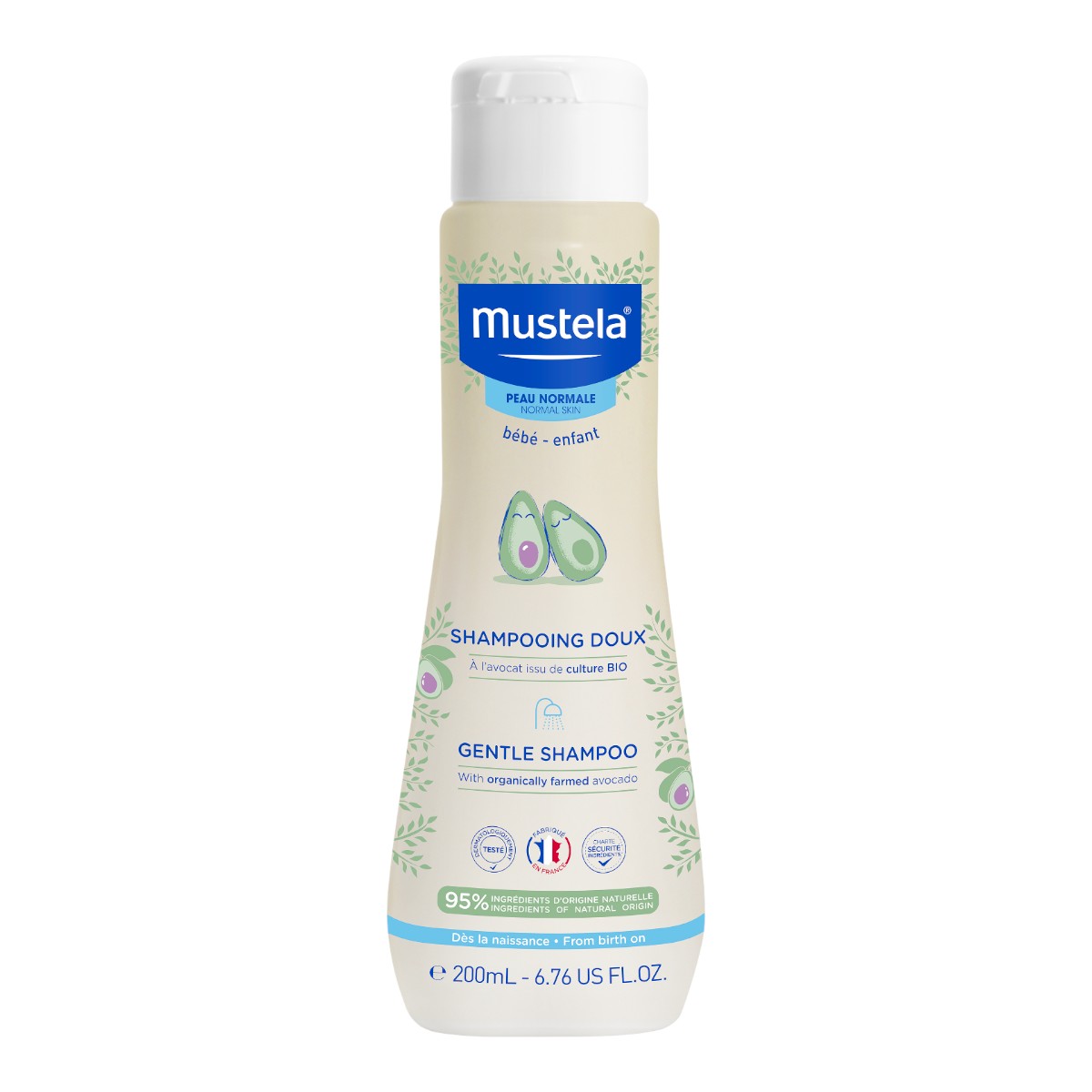 Mustela Bébé Shampoo Delicato per Bambini 200 ml