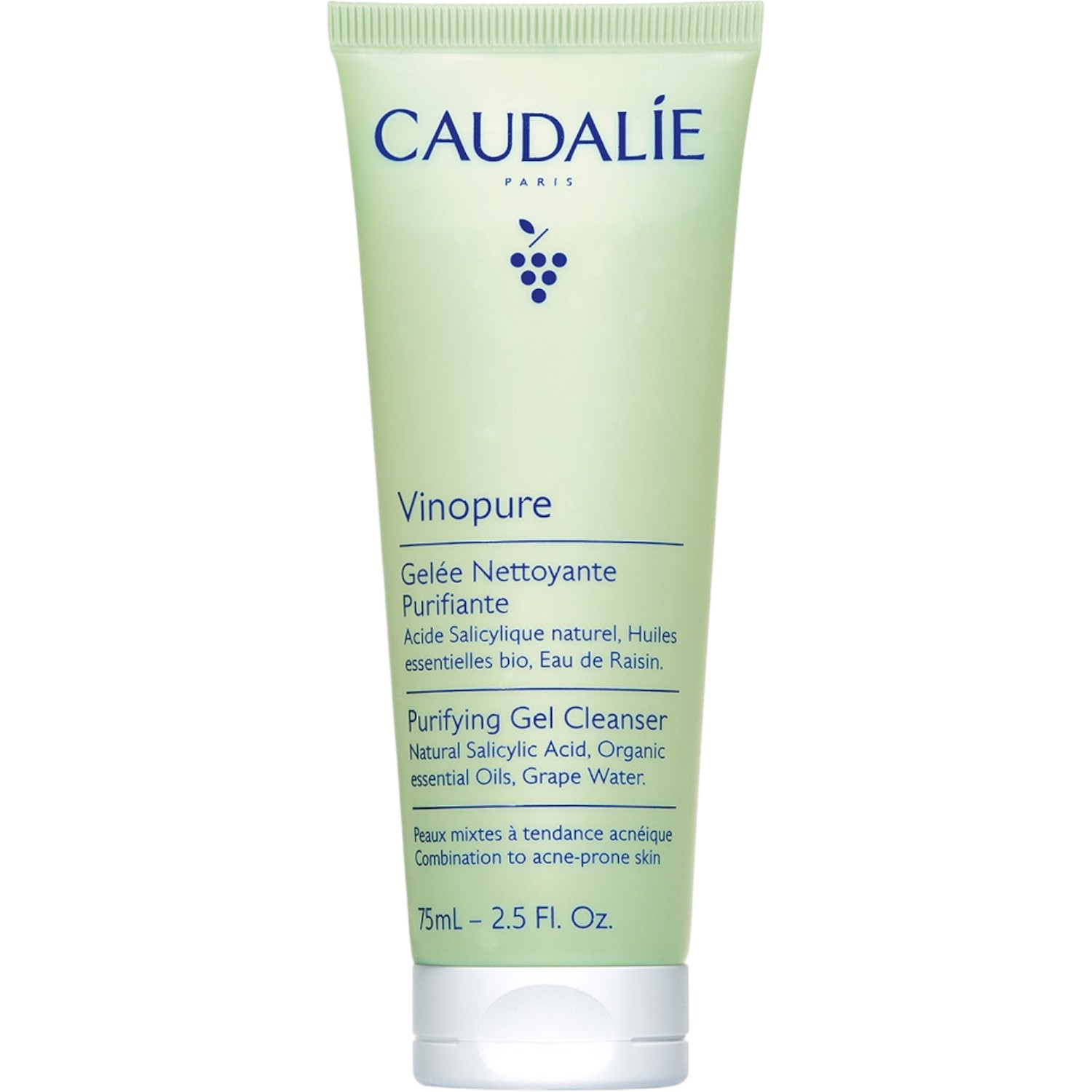 Caudalie Vinopure Oczyszczający żel myjący, 75ml