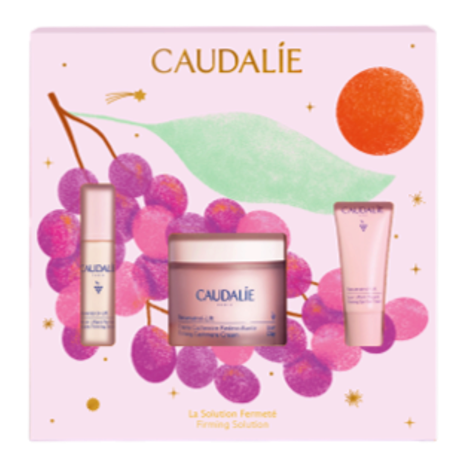 Caudalie Resveratrol-Lift (Krem Kaszmir 50ml + Serum 10ml + Krem-żel pod oczy 5ml)