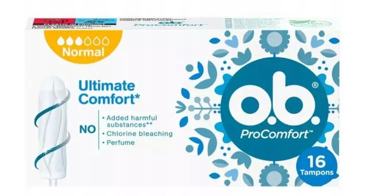 OB Pro Comfort Normal Tampony, 16 szt.