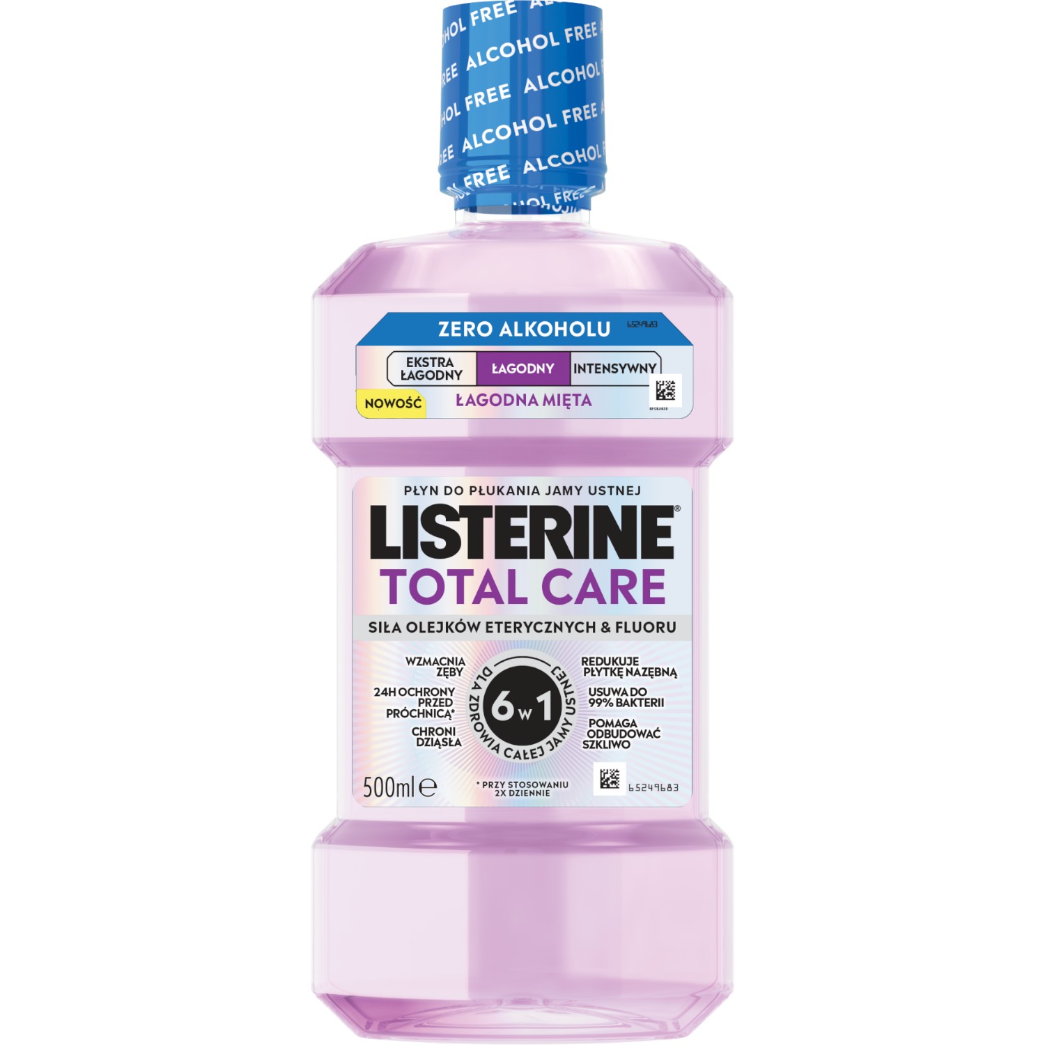 Listerine Total Care Łagodny, Płyn do płukania jamy ustnej
