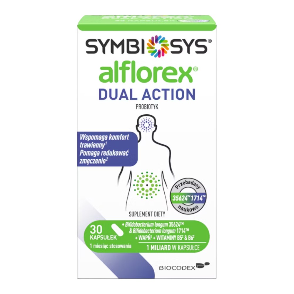Symbiosys Alflorex Dual Action, 30 kaps.