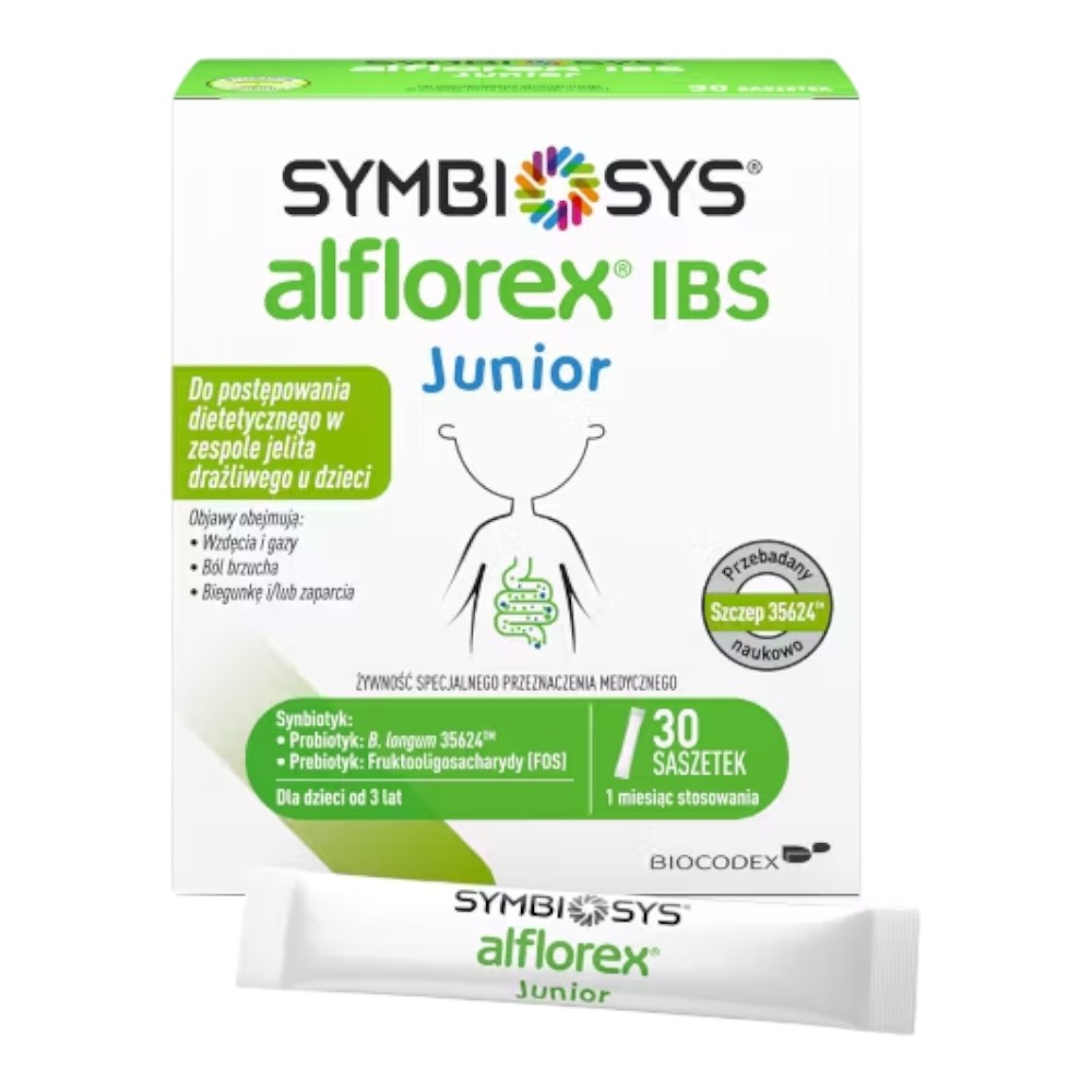 Symbiosys Alflorex Ibs Junior, 30 sasz.