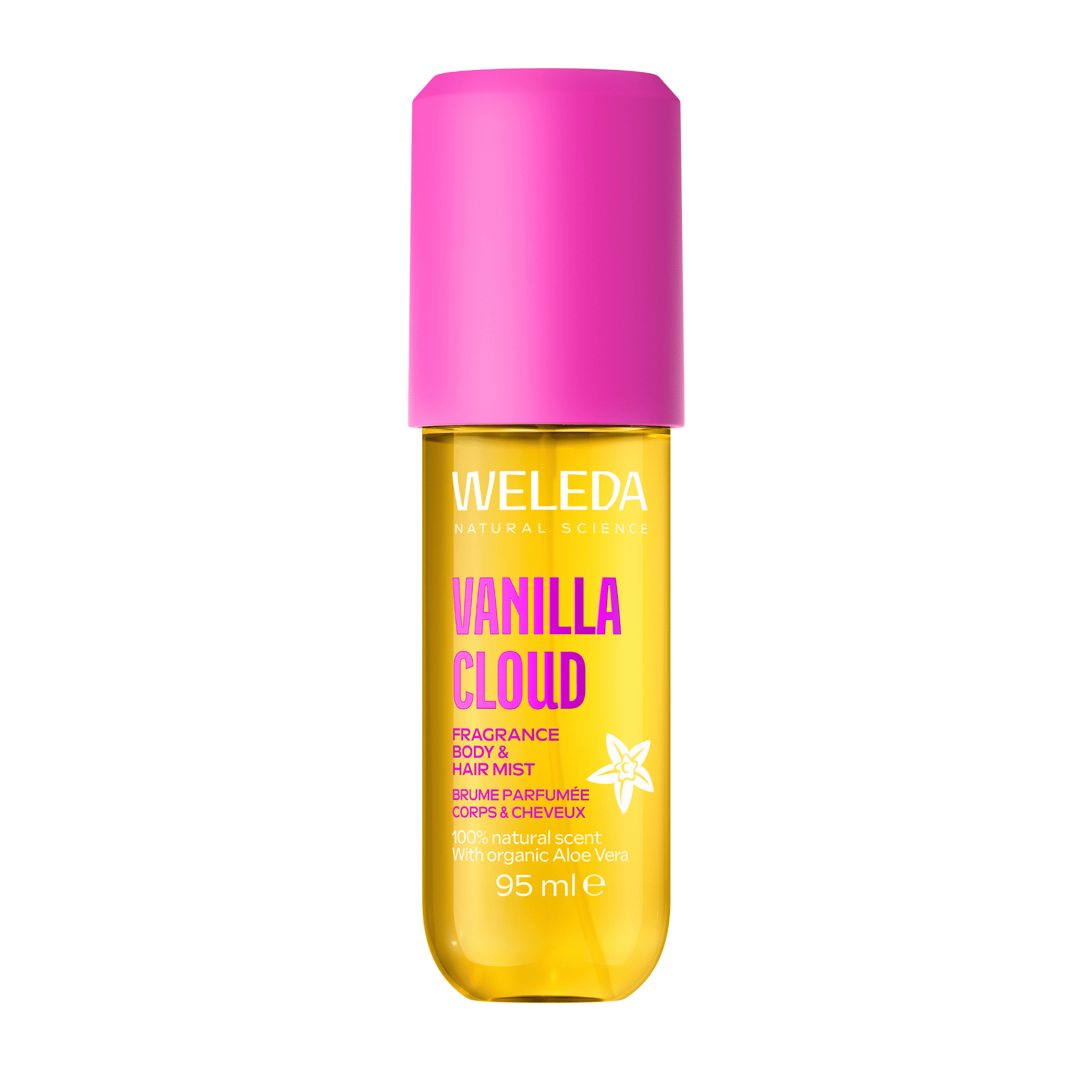 Weleda Vanilla Cloud Zapachowa Mgiełka do ciała i włosów z aloesem, 95 ml