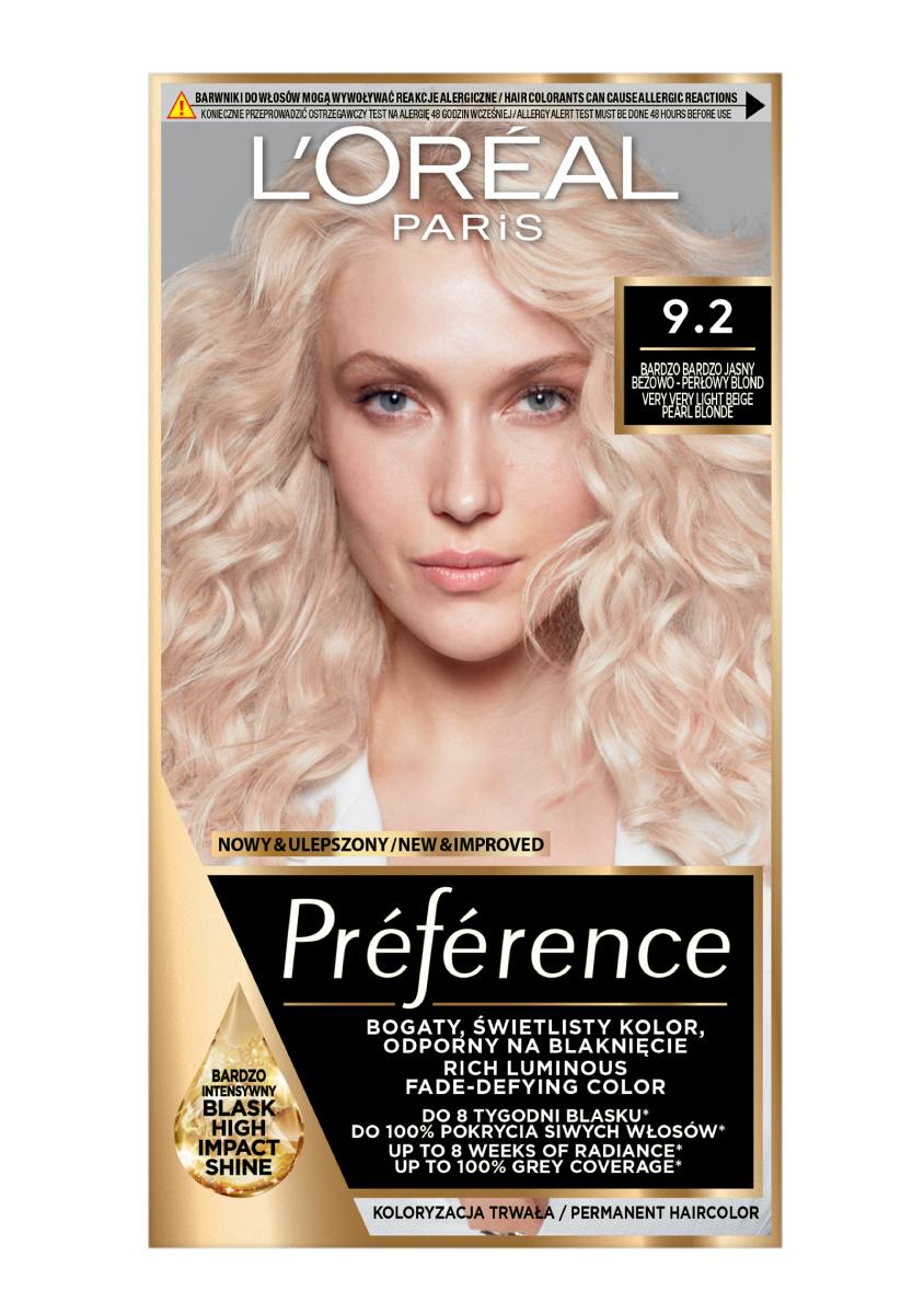 L’oréal Feria Preference Tinta Per Capelli 9.2