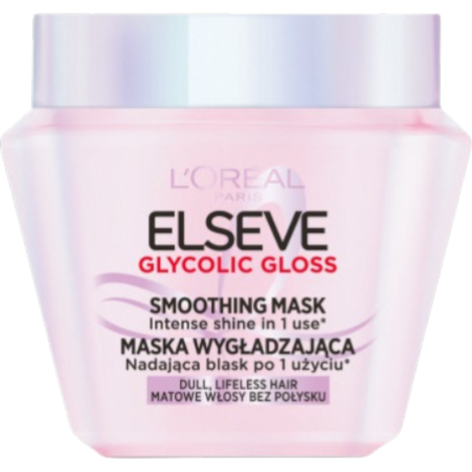 Elseve Glycolic Gloss Core, Maschera Levigante Per Capelli