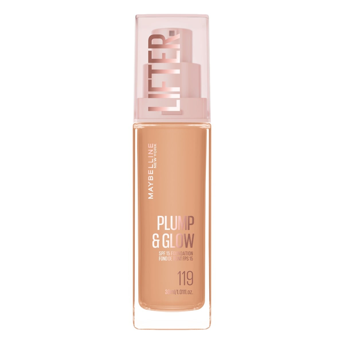Maybelline Lifter Plump & Glow Podkład rozświetlający, 119