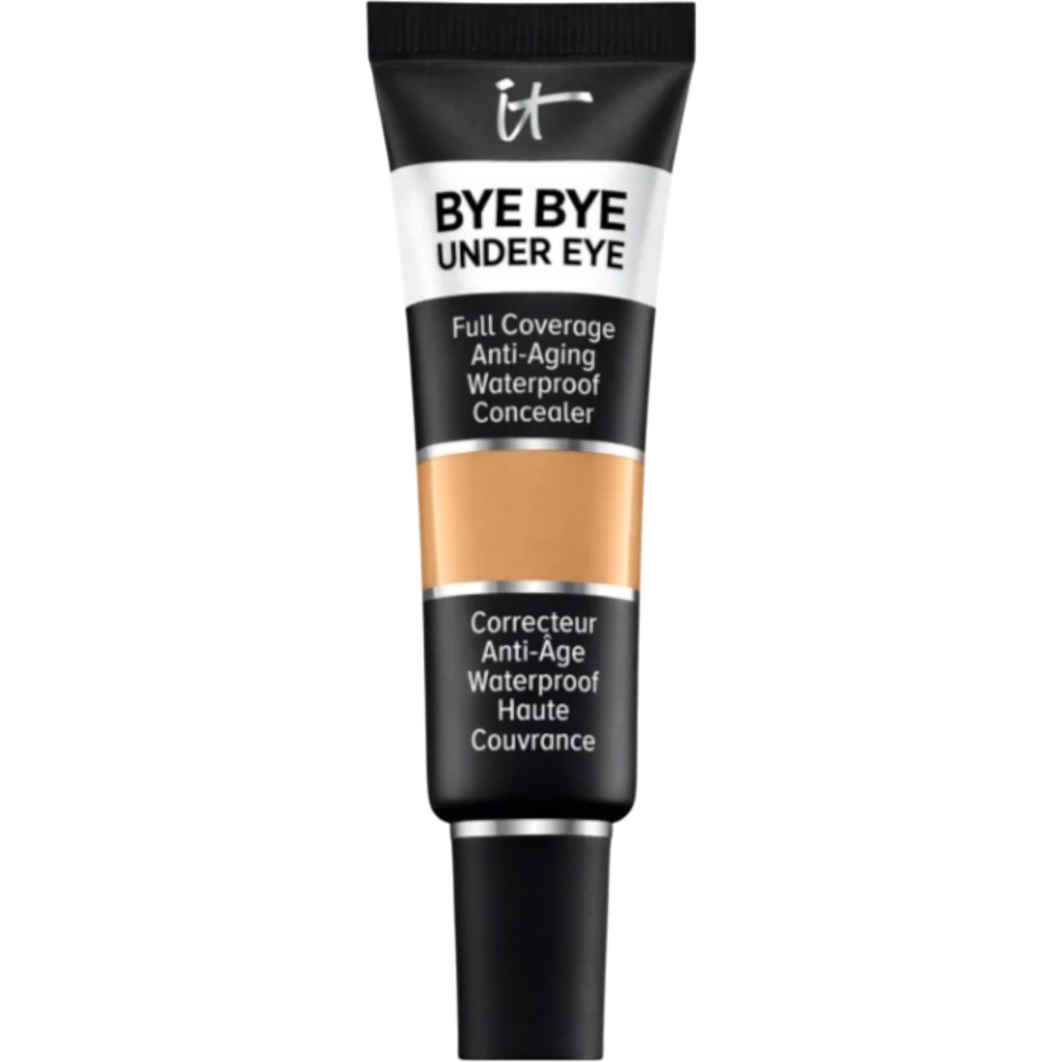 IT Cosmetics Bye Bye Under Eye Waterproof Concealer, Correttore per occhiaie, 23.5 Medium Amber