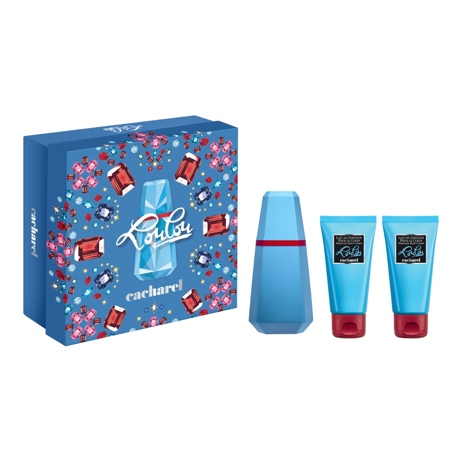 Cacharel Lou Lou Zestaw dla kobiet: Woda perfumowana 50 ml + Balsam do ciała 2x50 ml