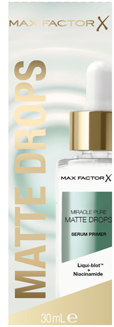 Max Factor Miracle Pure Matte Drops Base Per Levigare E Opacizzare La Pelle 30 Ml-image
