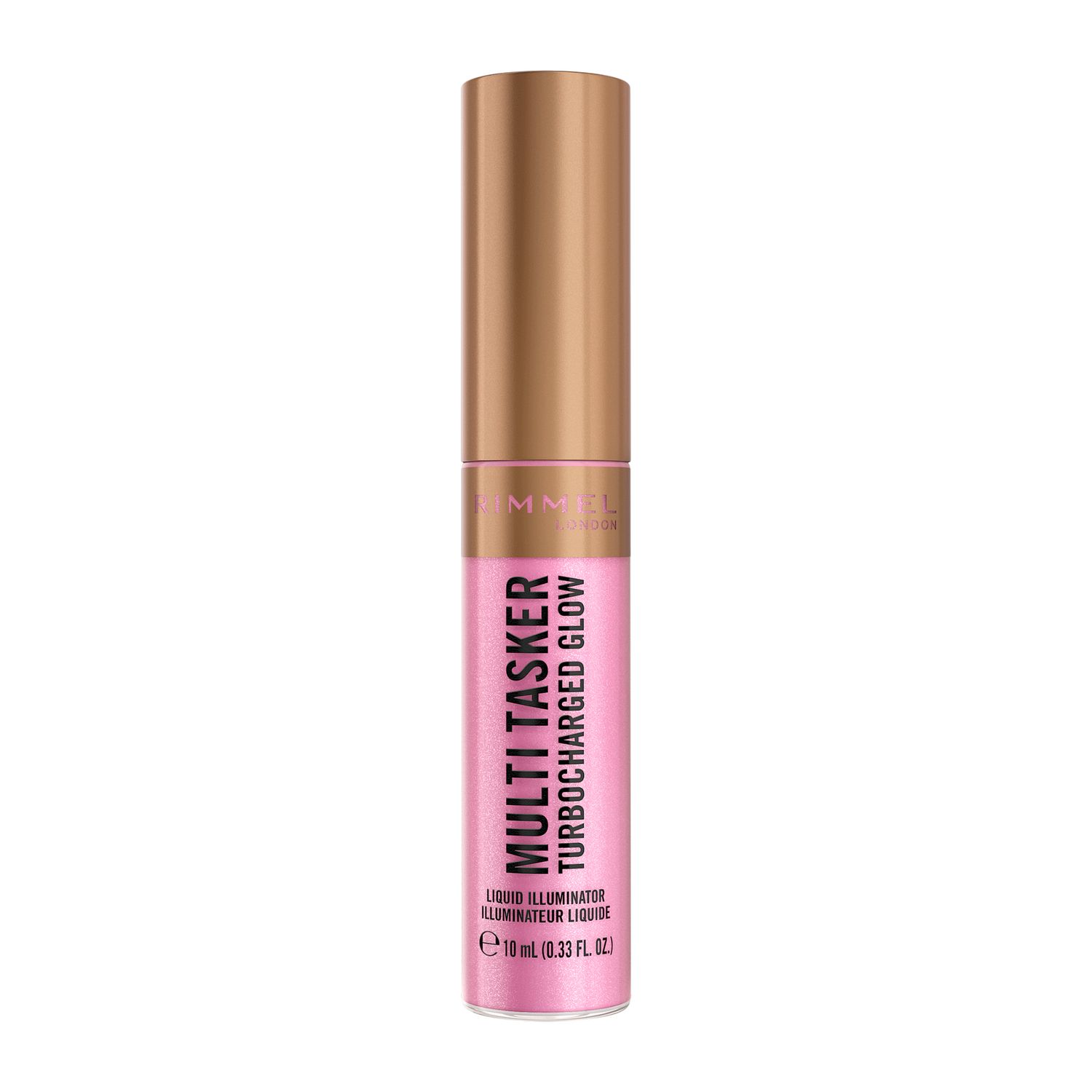 Rimmel Multi Tasker Turbocharged Glow Róż rozświetlający do twarzy w płynie, 001 Not a Basic B