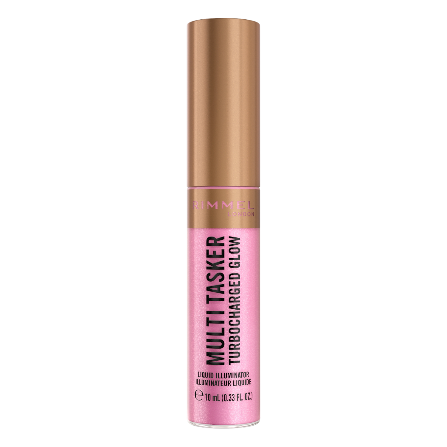 Rimmel Multi Tasker Turbocharged Glow Blush Liquido, 001 Not a Basic B