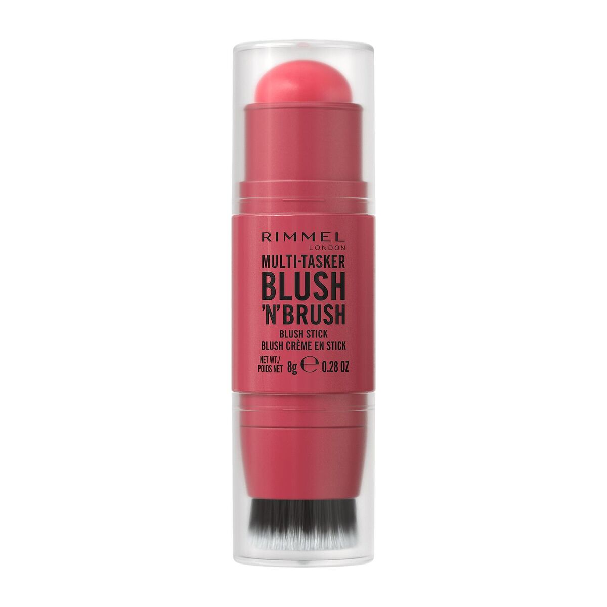 Rimmel Multi Tasker Blush'N'Brush Róż z wbudowanym pędzlem, 150 Cherry On Point