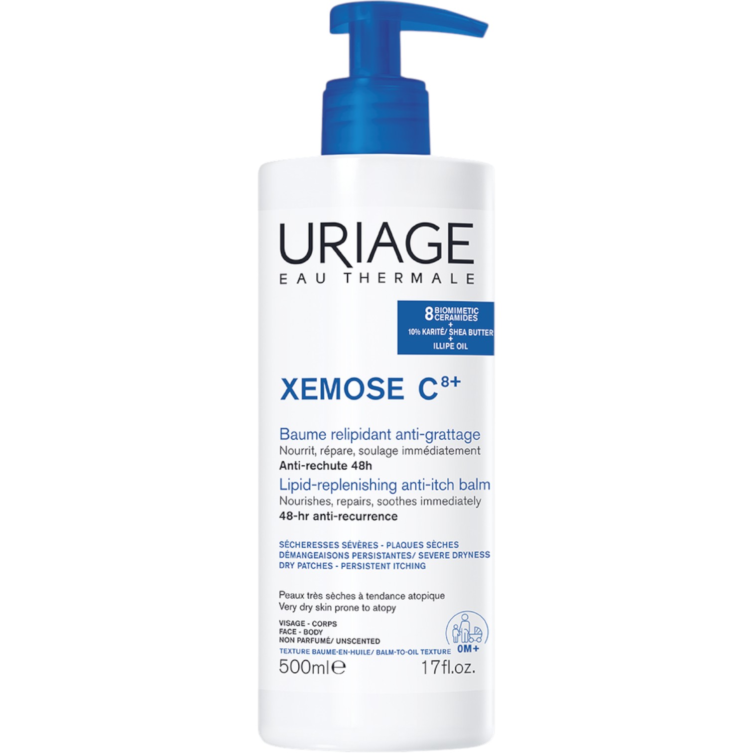 Uriage Xemose Kojący olejek w kremie
