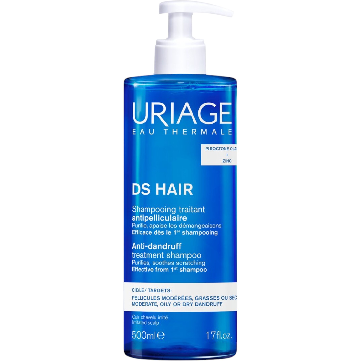 Uriage DS Hair Szampon przeciwłupieżowy, 500 ml