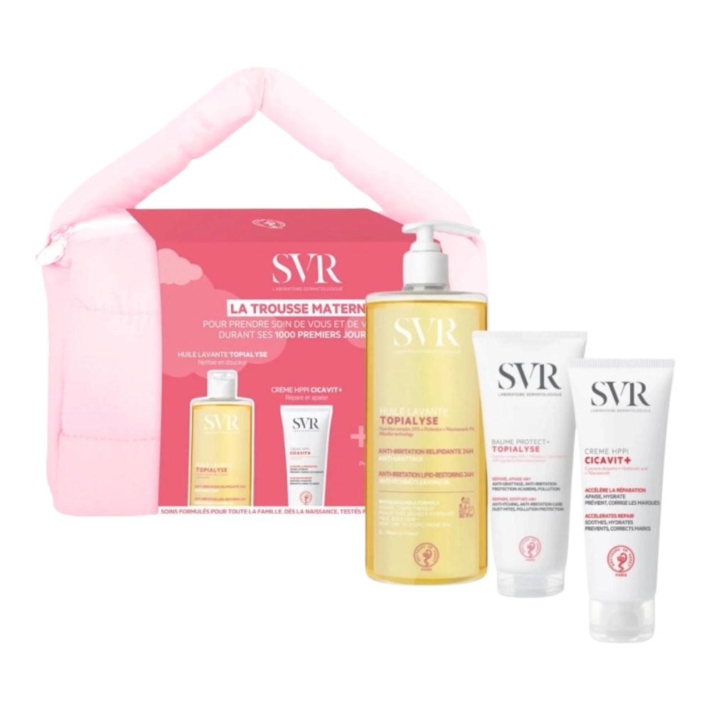 SVR Zestaw pielęgnacyjny: Topialyse Olejek 400 ml + Cicavit+ HPPI Krem 40 ml + Topialyse Baume Protect+ 10 ml