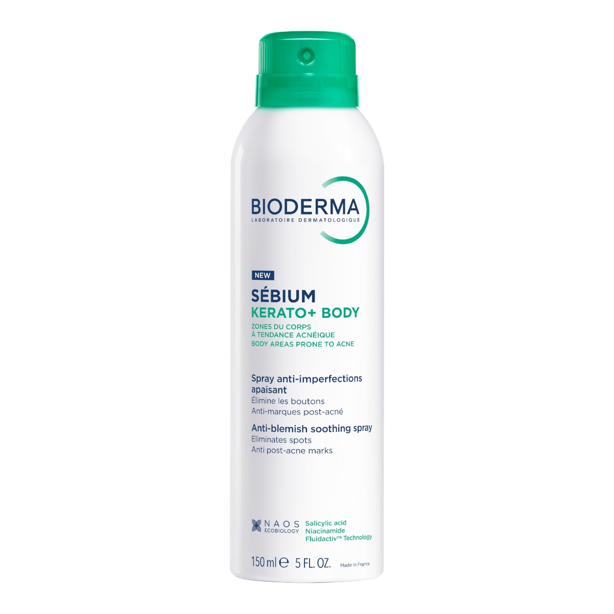 Bioderma Sebium Kerato+ Body Kojący spray na niedoskonałości 