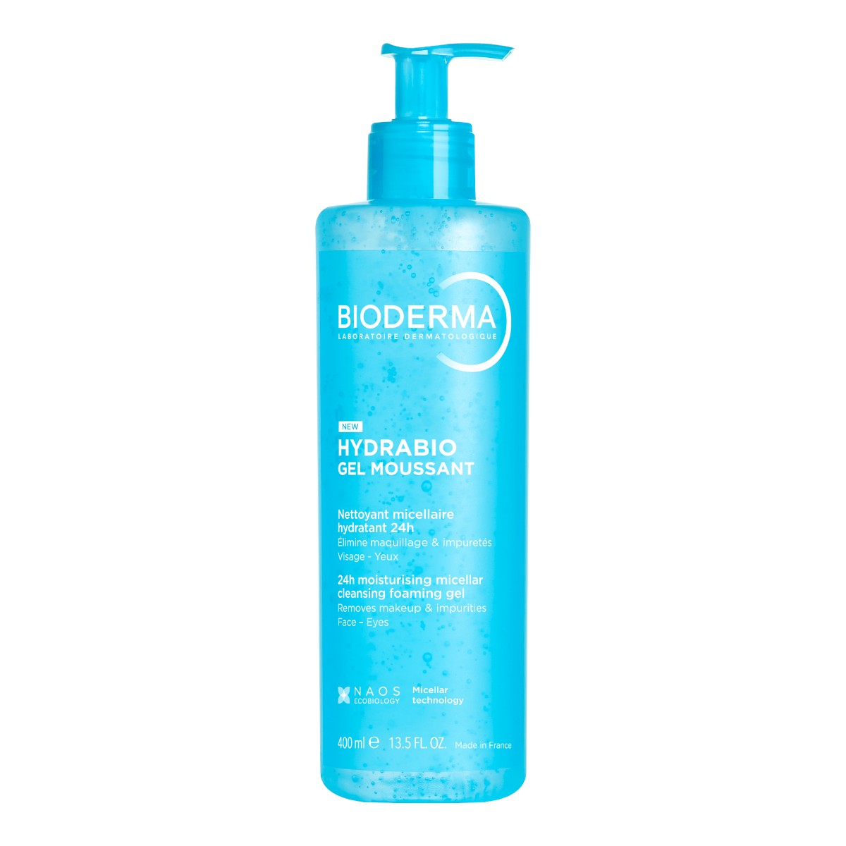 Bioderma Hydrabio Gel Moussant Gel Detergente Idratante per il Viso