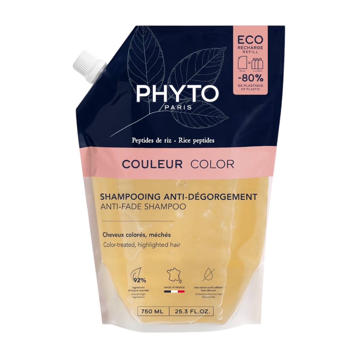 Phyto Color Shampoo per capelli colorati, Ricarica